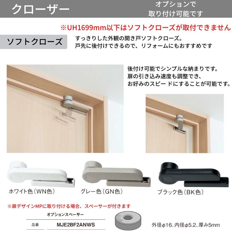 【オーダーサイズ】パナソニック ベリティス 片開きドア パネルタイプ PD型  UW500～956 UH1700～2400mm スタンダードレーベル 固定枠 内装ドア 建具 DIY