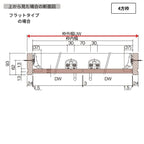 【オーダーサイズ】 パナソニック ベリティス クローゼットドア 開き扉 両開き PH(取っ手レス) UW550～735×UH1801～203…