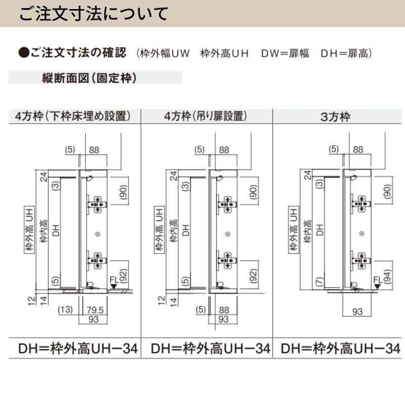 【オーダーサイズ】 パナソニック ベリティス クローゼットドア 開き扉 片開き PA(フラット) UW300～620×UH400～800 収納 建具 特注リフォーム DIY