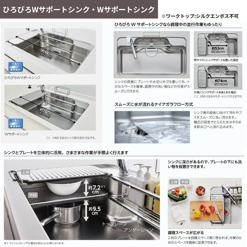 システムキッチン リクシル ノクト 壁付L型 W2600mm 基本プラン 3口コンロ 間口幅260×奥行65cm 食洗機付 吊戸棚付 グループ3 LIXIL 流し台 リフォーム