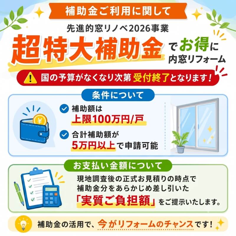 【工事パック/2年間保証付き】 YKKap 内窓 二重窓 ウチリモ 4枚建 引違い窓 Low-E複層ガラス リフォーム 二重サッシ 補助金対象 【※一部関西エリア限定】