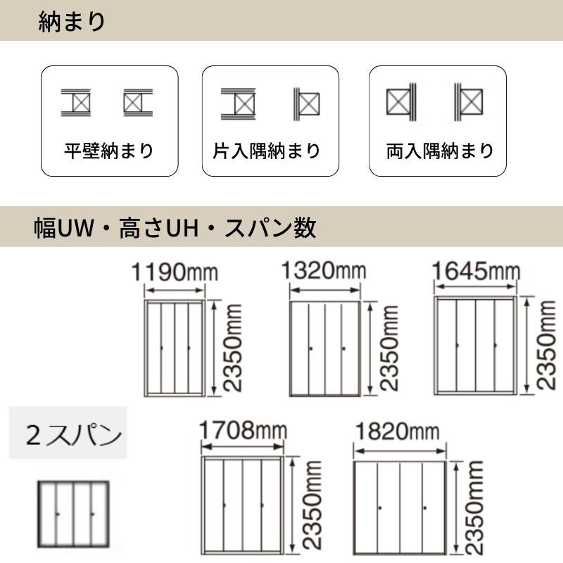 パナソニック ベリティス クローゼットドア 折れ戸 4枚 PL型 (ルーバー調タイプ) UW1190/1320/1645/1708/1820 UH8尺(2350) レールあり 収納 建具 Panasonic