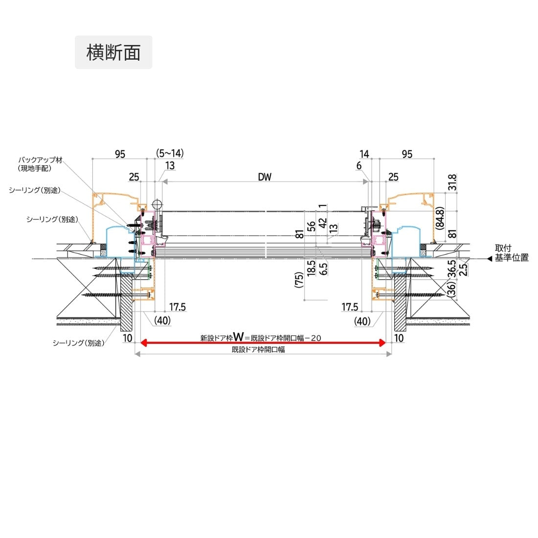 リフォーム用玄関ドア ドアリモ D30 デザイン F08H 断熱ドア D2仕様 親子 半外付型 ランマ無 手動錠 オーダーサイズ W782-…