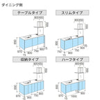 システムキッチン リクシル ノクト アイランドI型 W2598mm 基本プラン 3口コンロ 間口幅259.8×奥行75/97cm 食洗機なし グループ4 LIXIL 流し台 リフォーム