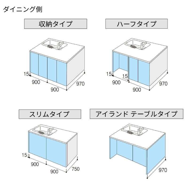 システムキッチン リクシル ノクト 2列型 W1800mm 基本プラン 3口コンロ 間口幅180×奥行75/97cm 食洗機付 吊戸棚付 グループ2 LIXIL 流し台 リフォーム