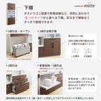 カップボード ミッテ 食器棚 間口75cm(750)mm 壁付型 食器棚高さ215/235cm 奥行45cm TOTO PG1 トールタイプ トートー 収納 周辺ユニット mitte おしゃれ DIY